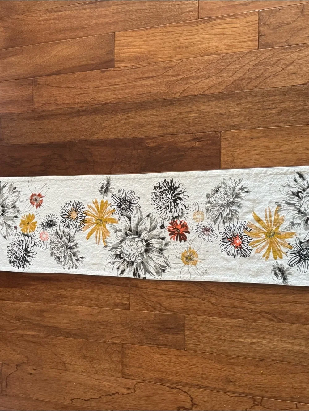 Rachel Zoe White/Cream Table Runner 14” X 85”